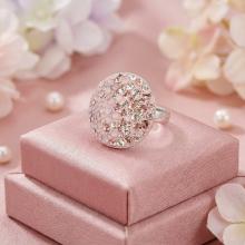Сребърен пръстен с кристали от Sw® Olivia Marilyn