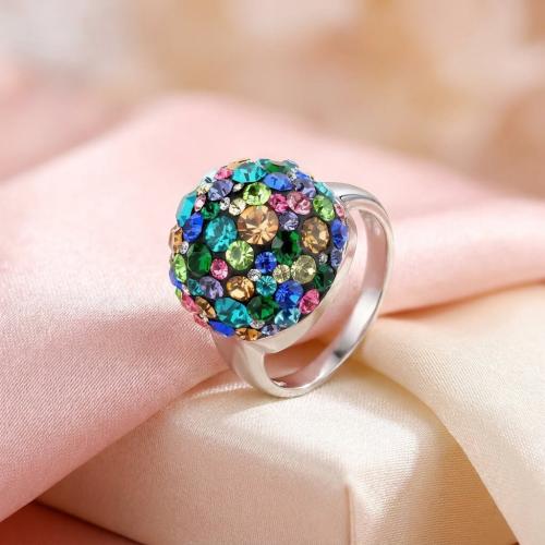 Сребърен Пръстен С Кристали От Sw® SP602 Multicolor