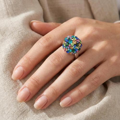 Сребърен Пръстен С Кристали От Sw® SP602 Multicolor