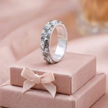 Сребърен пръстен с кристали от Sw® Mila Silver Shade Сребърен пръстен с кристали от Sw® Mila Silver Shade