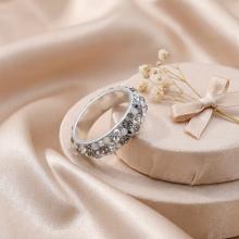 Сребърен пръстен с кристали от Sw® Mila Silver Shade Сребърен пръстен с кристали от Sw® Mila Silver Shade
