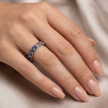 Сребърен пръстен с кристали от Sw® Mila Metallic Rose Gold Сребърен пръстен с кристали от Sw® Mila Metallic Rose Gold