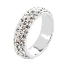 Сребърен пръстен с кристали от Sw® Mila Crystal Сребърен пръстен с кристали от Sw® Mila Crystal