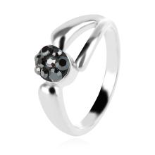 Сребърен пръстен с кристали от Sw® Ayla Crystal