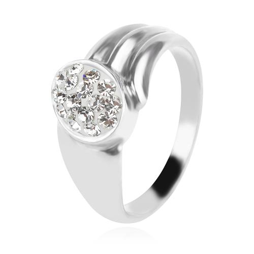 Сребърен пръстен с кристали от Sw® Lyla Crystal