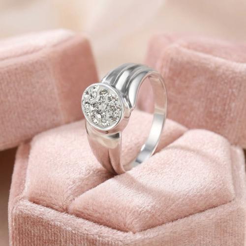 Сребърен пръстен с кристали от Sw® Lyla Crystal