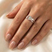 Сребърен пръстен с кристали от Sw® Eliza AB Crystal