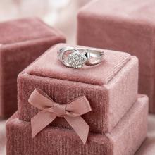 Сребърен пръстен с кристали от Sw® Eliza Crystal Сребърен пръстен с кристали от Sw® Eliza Crystal