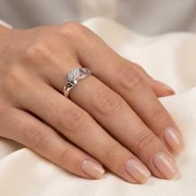 Сребърен пръстен с кристали от Sw® Eliza Crystal Сребърен пръстен с кристали от Sw® Eliza Crystal