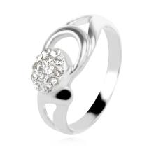 Сребърен пръстен с кристали от Sw® Eliza Crystal Сребърен пръстен с кристали от Sw® Eliza Crystal
