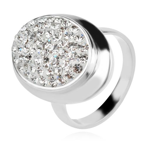 Сребърен пръстен с кристали от Sw®  SP622