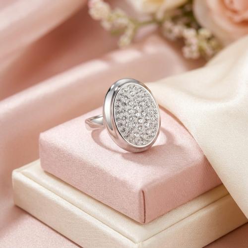 Сребърен пръстен с кристали от Sw®  SP622
