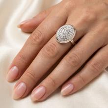 Сребърен пръстен с кристали от Sw®  SP622