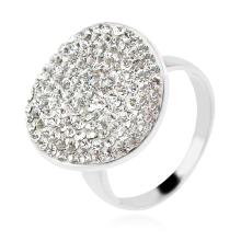 Сребърен пръстен с кристали от Sw® SP623 Crystal