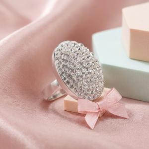 Сребърен пръстен с кристали от Sw®  SP624