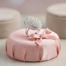 Сребърен пръстен с кристали от Sw®  SP624