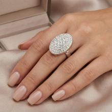 Сребърен пръстен с кристали от Sw®  SP624