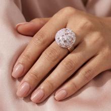 Сребърен пръстен с кристали от Sw® Charlie Marilyn Сребърен пръстен с кристали от Sw® Charlie Marilyn