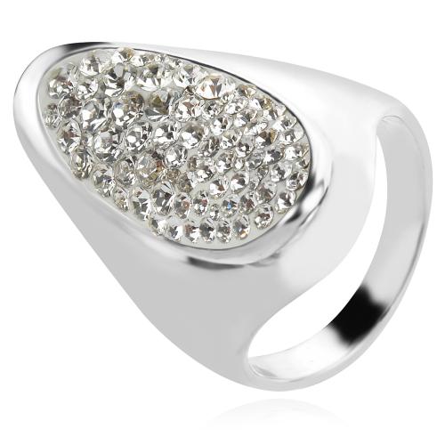 Сребърен пръстен с кристали от Sw®  SP629 Crystal