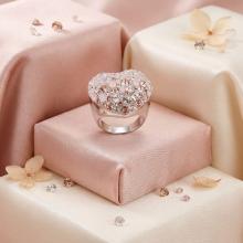 Сребърен пръстен сърце с кристали от Sw® SP630 Marilyn Сребърен пръстен сърце с кристали от Sw® SP630 Marilyn
