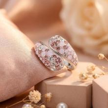 Сребърен пръстен с кристали от Sw®  SP633 Marilyn