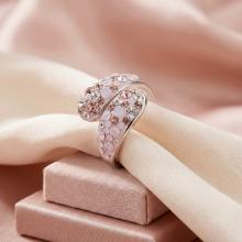 Сребърен пръстен с кристали от Sw®  SP633 Marilyn