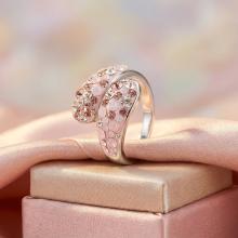 Сребърен пръстен с кристали от Sw®  SP633 Marilyn