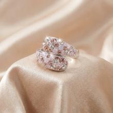 Сребърен пръстен с кристали от Sw®  SP633 Marilyn