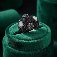 Сребърен пръстен с кристали от Sw®  SP634