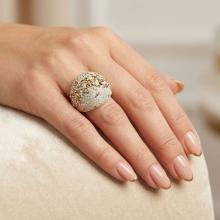 Сребърен пръстен с кристали от Sw® Ocean Vintage Сребърен пръстен с кристали от Sw® Ocean Vintage