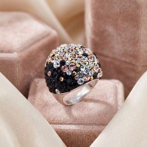 Сребърен пръстен с кристали от Sw® Ocean Ralica