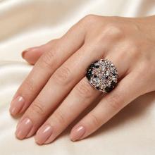 Сребърен пръстен с кристали от Sw® Ocean Ralica