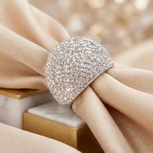 Сребърен пръстен с кристали от Sw® Ocean Crystal Сребърен пръстен с кристали от Sw® Ocean Crystal