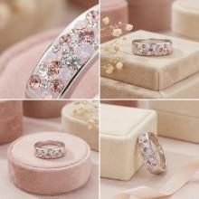 Сребърен пръстен с кристали от Sw® SP638 Marylin Сребърен пръстен с кристали от Sw® SP638 Marylin