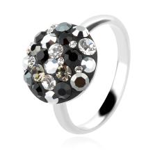 Сребърен пръстен Thomas с кристали от Sw® Crystal