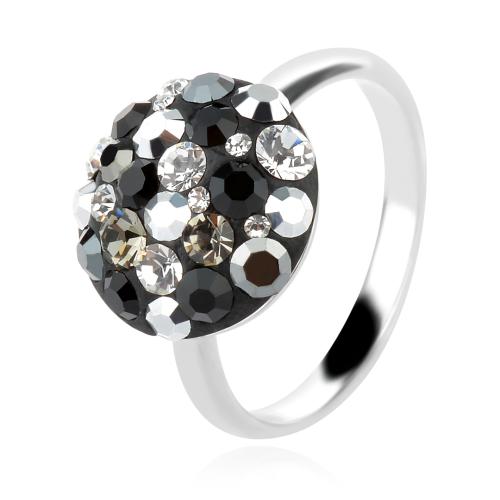Сребърен пръстен Thomas с кристали от Sw® Crystal