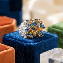 Сребърен Пръстен С Кристали От Sw® SP654 Colorful Drops Сребърен Пръстен С Кристали От Sw® SP654 Colorful Drops