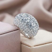 Сребърен пръстен с кристали от Sw® SP654 Silver Shade Сребърен пръстен с кристали от Sw® SP654 Silver Shade