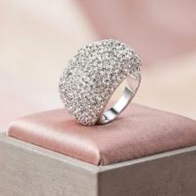 Сребърен Пръстен С Кристали От Sw® SP654 Crystal