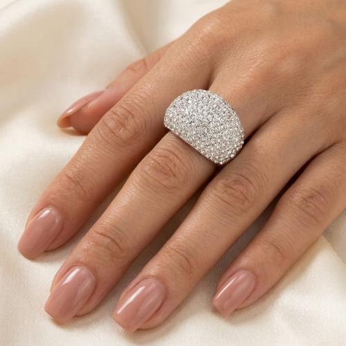 Сребърен Пръстен С Кристали От Sw® SP654 Crystal