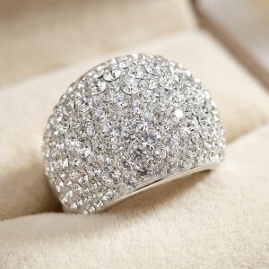 Сребърен пръстен Allison с кристали от Sw® Crystal