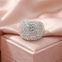 Сребърен пръстен Allison с кристали от Sw® Crystal Сребърен пръстен Allison с кристали от Sw® Crystal