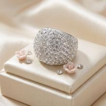 Сребърен пръстен Allison с кристали от Sw® Crystal Сребърен пръстен Allison с кристали от Sw® Crystal