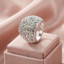 Сребърен пръстен Allison с кристали от Sw® Crystal Сребърен пръстен Allison с кристали от Sw® Crystal