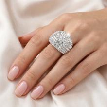Сребърен пръстен Allison с кристали от Sw® Crystal Сребърен пръстен Allison с кристали от Sw® Crystal