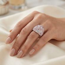 Сребърен пръстен с кристали от Sw® SP662 Marilyn Сребърен пръстен с кристали от Sw® SP662 Marilyn