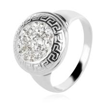 Сребърен пръстен с кристали от Sw® SP667 Crystal Сребърен пръстен с кристали от Sw® SP667 Crystal