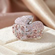 Сребърен пръстен с кристали от Sw®  SP674 Marilyn
