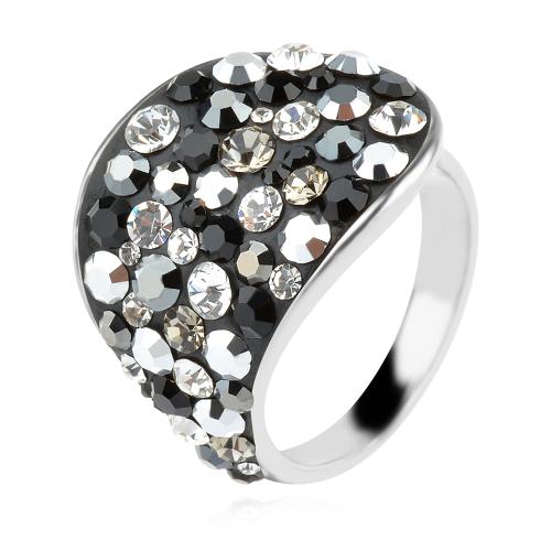 Сребърен пръстен с кристали от Sw®  SP677 Late Night