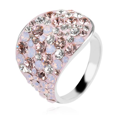 Сребърен пръстен с кристали от Sw®  SP677 Marylin